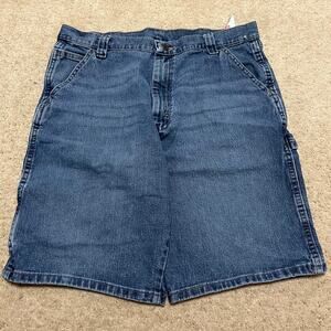 Wrangler Baggy Denim Carpenter Cargo Jorts 34W